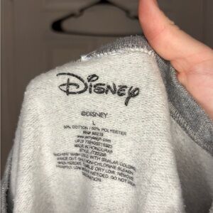 Disney Heather Gray Fleece Pullover